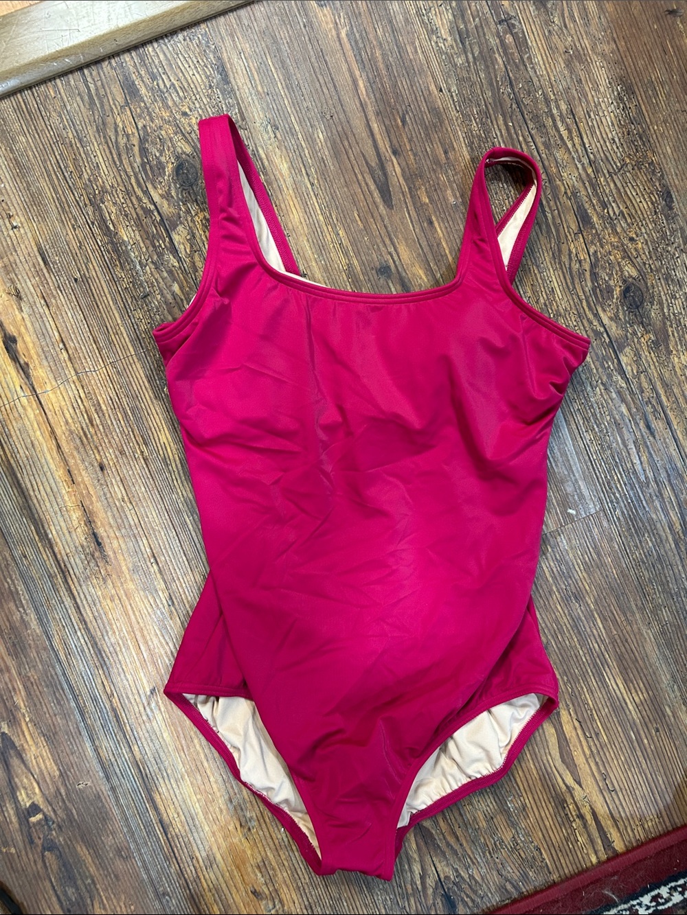 Lands' End Women's 16 One-Piece Swimsuit in Fuchsia Pink